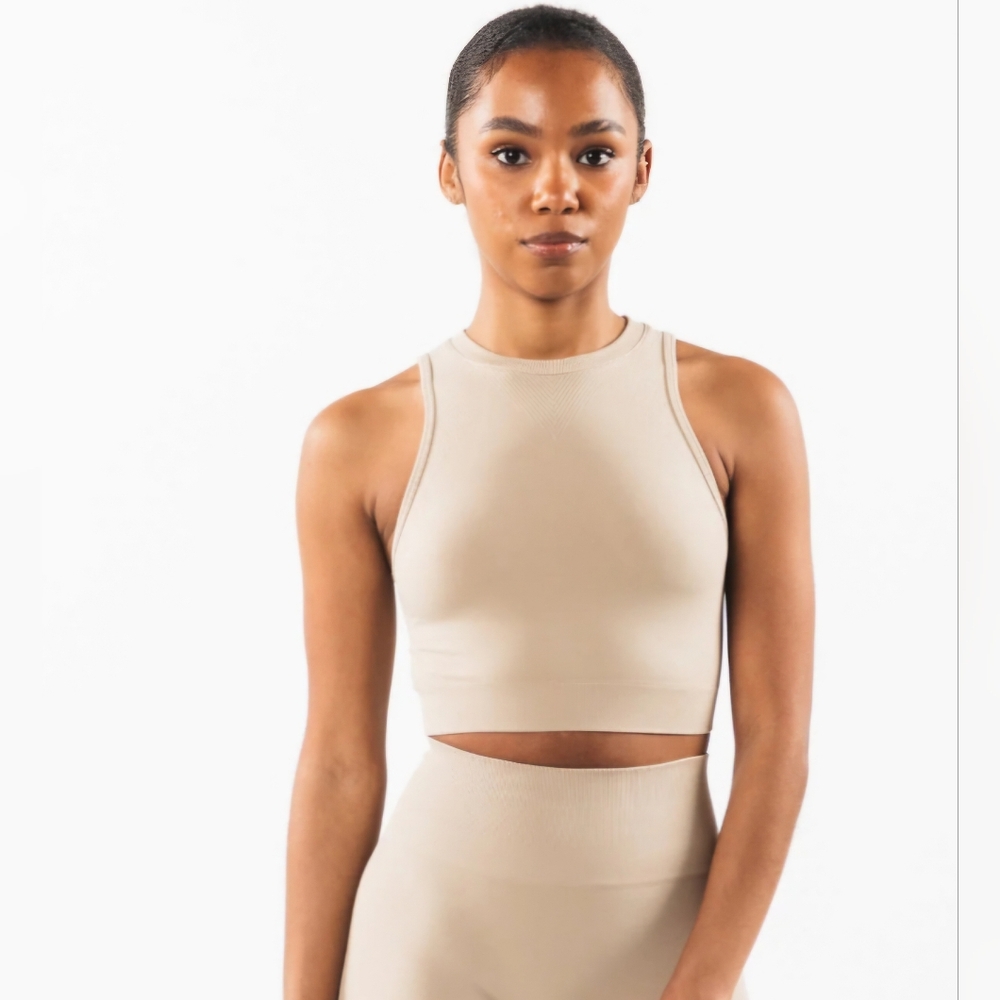 Alphalete Stratus Crop - Linen